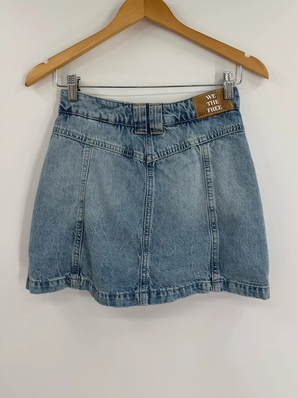 Free People x We The Free Midnight Sun Denim Skort | First Love | 26